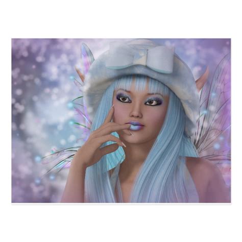 Glitter Fairy Postcard