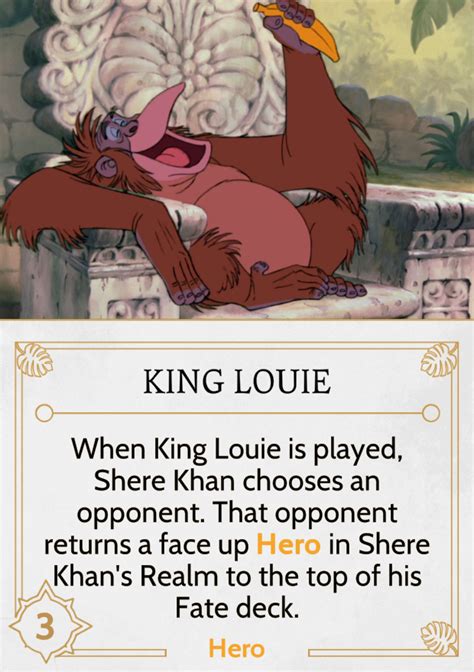 King Louie Disney Villainous Homebrew Wiki Fandom