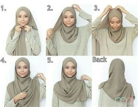 Tutorial Hijab Pashmina Simple Dan Mudah Satu Trik