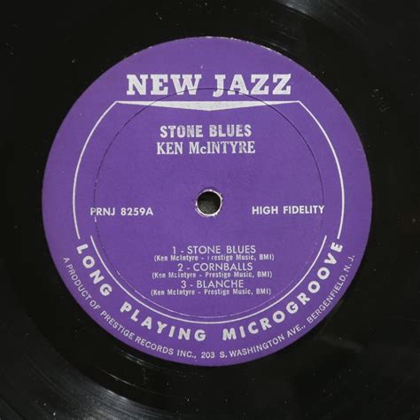 Ken Mcintyre 準オリジナル New Jazz Stone Blues Vinylplanet