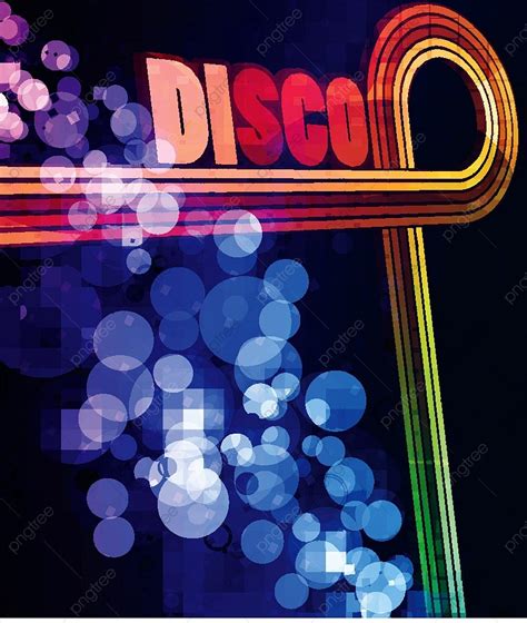 Colorful Disco Background Vector Illustration Template Download On Pngtree