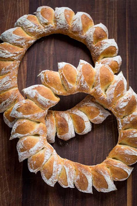 Let us begin with a good salt dough recipe for average items. Christmas Bread Wreath Recipe : Holiday Bread Wreath with Camembert Recipe / Stollen is a ...