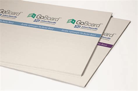 Fiber cement backer board, for walls, 6mm. GoBoard Tile Backer Board