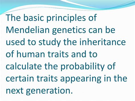 PPT 11 3 Exploring Mendelian Genetics PowerPoint Presentation Free