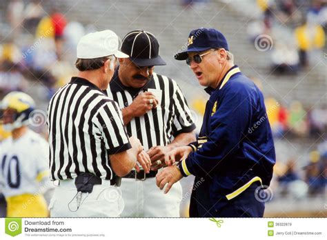Share bo schembechler quotations about team and coaches. Bo Schembechler Michigan Football Coach Editorial Stock ...