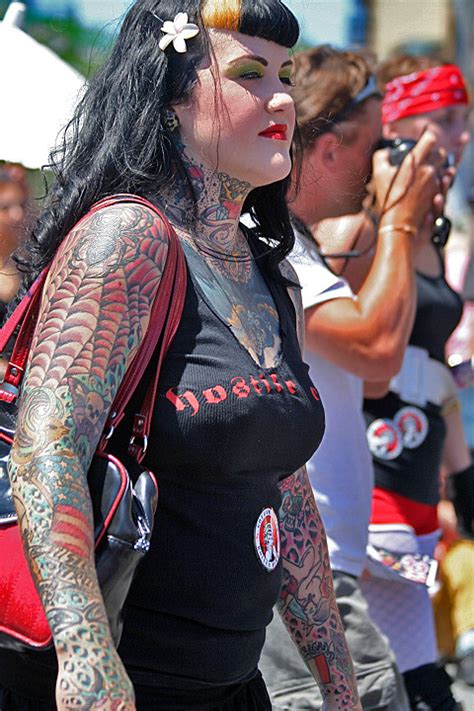 heavily tattooed women flickr
