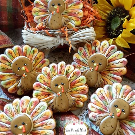 Turkey Time🦃 Thanksgiving Cookies Turkey Cookies Thanksgiving Cookies Decorated