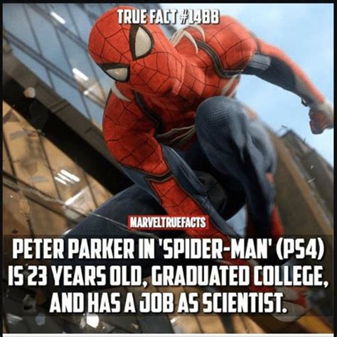 Spiderman Ps4 True Fact Know Your Meme