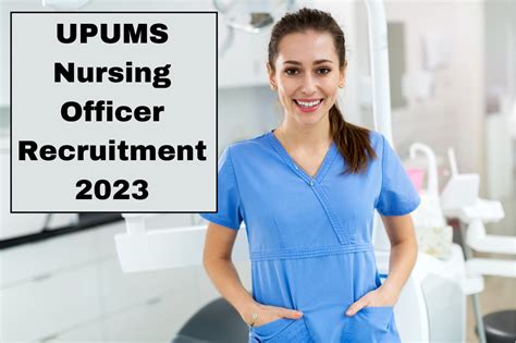 Upums Nursing Officer Recruitment 2023 600 Post Notification Out