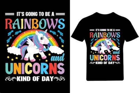 Va A Ser Un Tipo De Diseño De Camiseta De Día De Arcoíris Y Unicornios Camiseta De Unicornio
