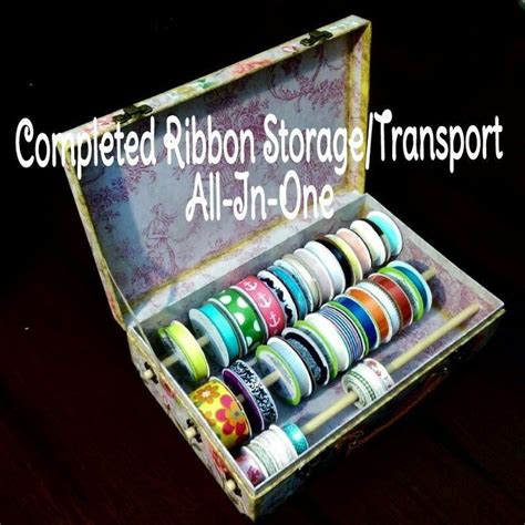 All In One Ribbon Storage Working And Transport Box Ribbon Storage