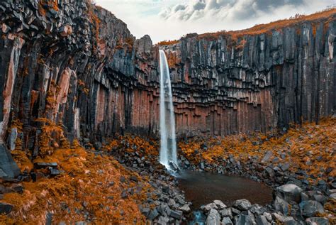 Svartifoss Waterfall Icelands Black Waterfall