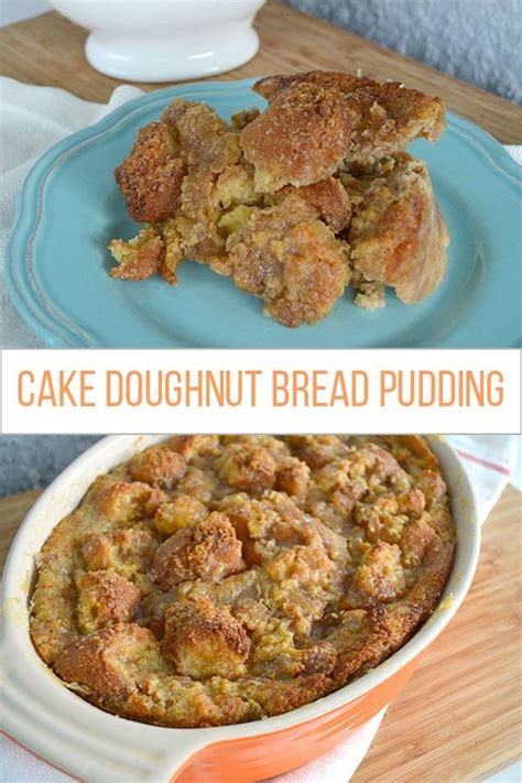 This looks like a perfect bread pudding for the season! Cake Doughnut Bread Pudding - I am a Honey Bee (With images) | Bread pudding, Doughnut cake ...