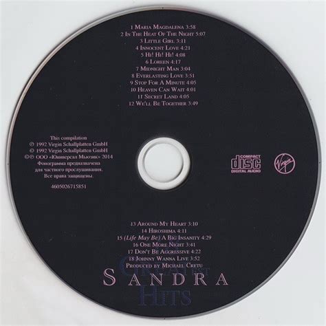18 Greatest Hits By Sandra Cd X 2 With Techtone11 Ref117572796
