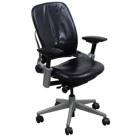 Table of contents:0:00 introduction0:29 seat height adjustment0. Steelcase Leap V2 Used Leather Task Chair, Black ...