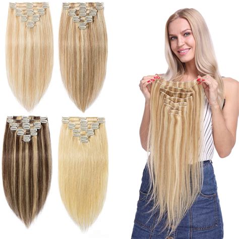 S Noilite 100 Remy Human Hair Extensions Clip In Hair Grade 7a Quality