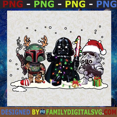 Star Wars Merry Christmas Png Star Wars Christmas Png Darth Vader And