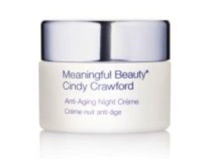 Meaningful beauty products are the result of a collaboration between cindy crawford and dr. Cindy Crawford Meaningful Beauty Anti-aging Night Creme 1 ...