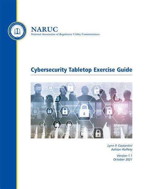 PDF Cybersecurity Tabletop Exercise Guide NARUC DOKUMEN TIPS