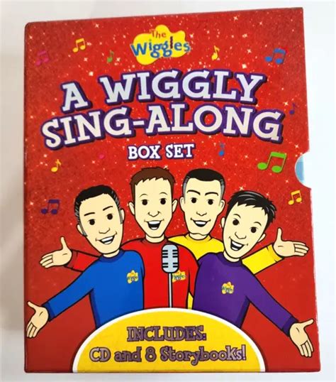 The Wiggles A Wiggly Sing Along Box Set A Cd And 8 Board Books 1