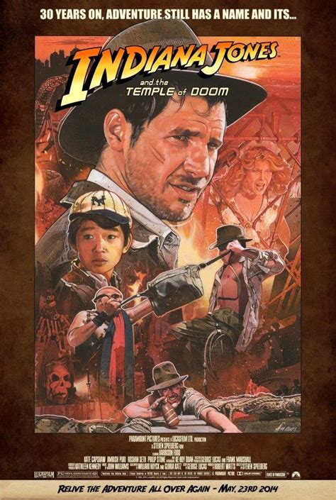 Indiana Jones And The Temple Of Doom By Mark Raats Movie Artwork