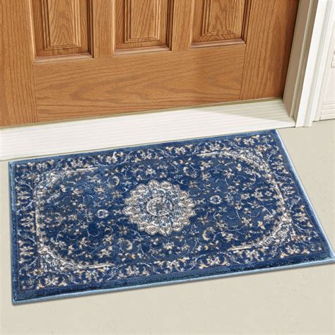 Well Woven Djemila Medallion Blue Vintage Persian Floral Oriental