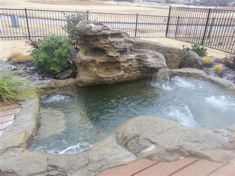 This Extra Large Pond Is Shown As A Hot Tubspa With Jets Landscape