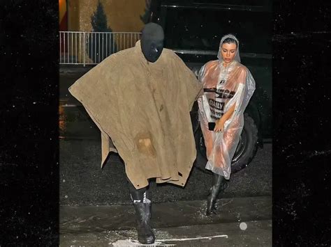 Bianca Censori Breaks The Internet Again Goes Naked Under Sheer Raincoat During Outing With