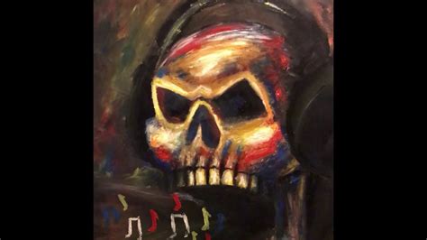 Skull Oil Painting Youtube