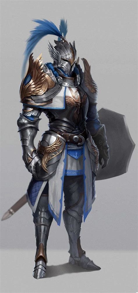 Mi Reina Dragón Fantasy Warrior Character Art Knight Armor