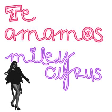 Te Amamos Miley By Soffydbieberbeadles On Deviantart