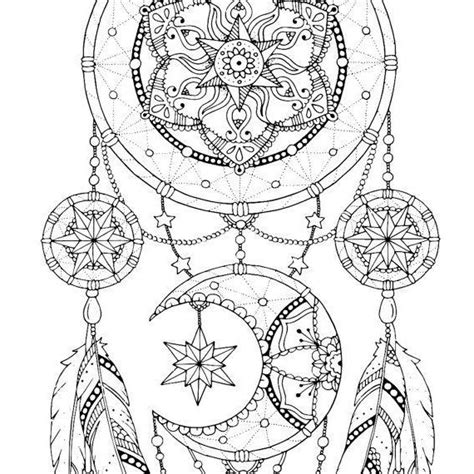 Dream Catcher Coloring Pages For Adults Dream Catcher