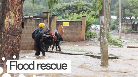 Man Rescued After Being Swept Away By Kenya Flash Floods Youtube