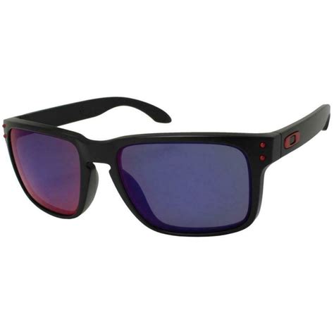 oakley holbrook sunglasses oo9102 36 matte black positive red