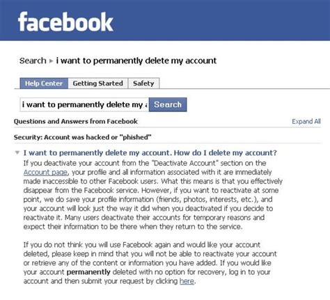 How To Delete Your Facebook Profile And All Account Data Turbofuture