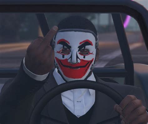 Anonymous Clay Mask Gta5
