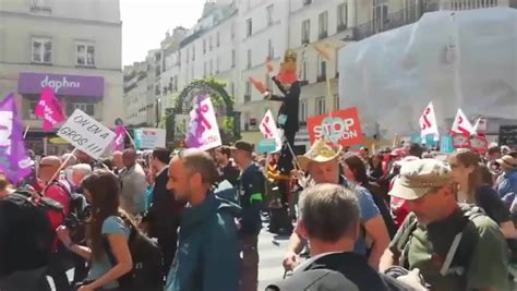 Topless Protesters Take To French Streets As Major Strikes Cripple Country Daily Star