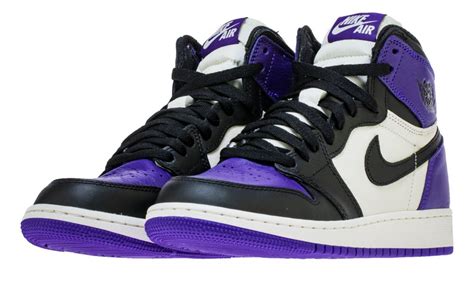Official Images Of The Air Jordan 1 Court Purple Reveal Gs Release