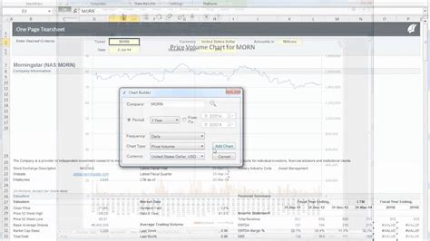 Excel Plugin Building A Chart Youtube