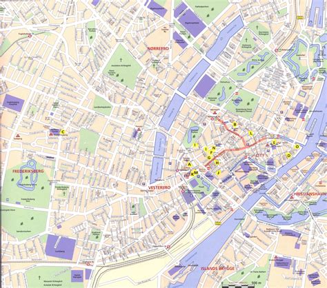 Large Copenhagen Maps For Free Download And Print High Resolution And