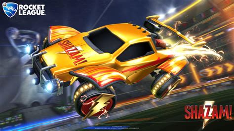 Shazam Items Soar Into Rocket League Rocket League