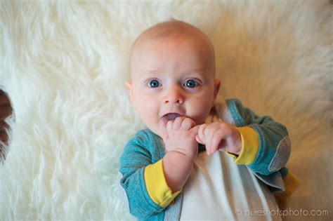 Baby Ts 4 Month Baby Pictures Everett Wa Photographer Pureshots