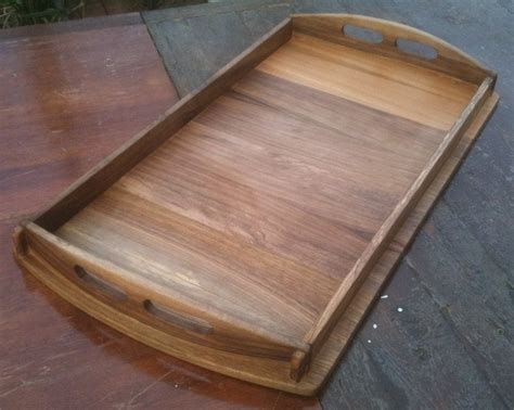 curved side serving tray by robscastle ~ woodworking community
