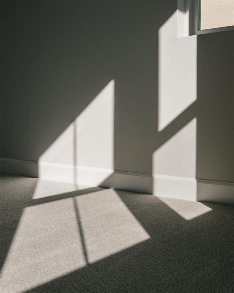 Window Shadow On Wall And Floor Of Modern Room · Free Stock Photo