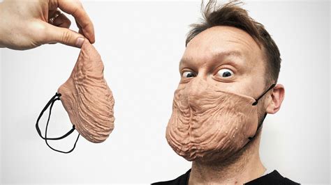 billy s ballbag face mask transforms your lower face into a ermm ball sack shouts