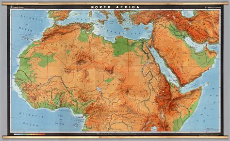 North Africa Physical David Rumsey Historical Map Collection