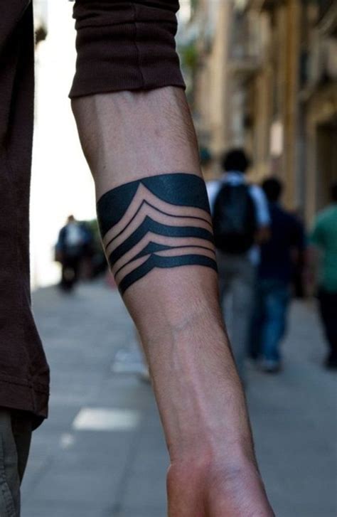 80 Line Tattoos To Wear Symbolically Black Band Tattoo Arm Band