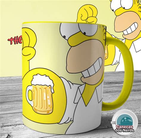 Veja mais ideias sobre os simpsons, desenho dos simpsons, fotos dos simpsons. Caneca do Desenho Animado Simpsons Homer Cerveja