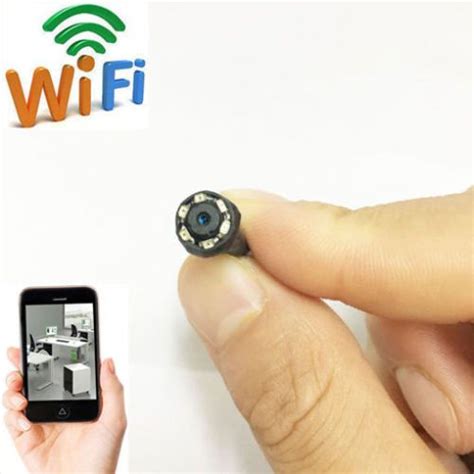Wireless Network Wifi Ip Hd Tiny Pinhole Mini Diy Spy Hidden Camera Dvr