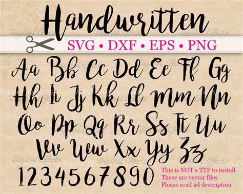 Script Font Cursive Font Svg Calligraphy Font Font Svg Monogram Font